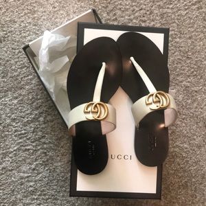 gucci marmont t strap sandal